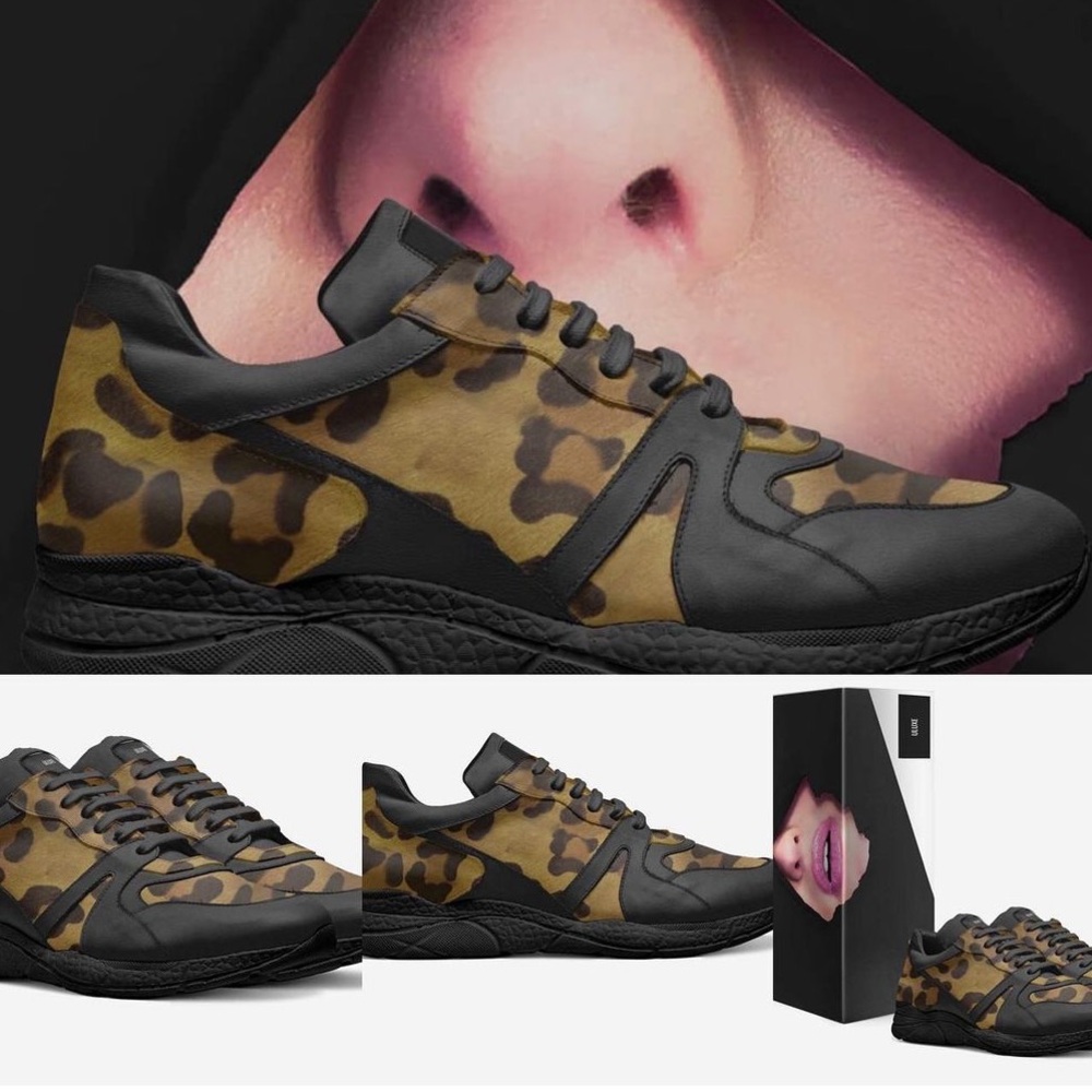 ULuxe Leopard Running Sneakers Size 6